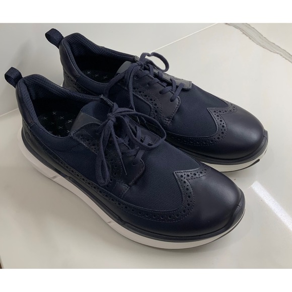 Men\'s ECCO Biom brogue sneakers 8.5 Navy & Black Wingtip New main image 11